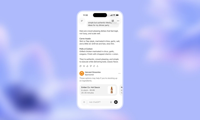 OpenAI to Launch Advertising Features in ChatGPT