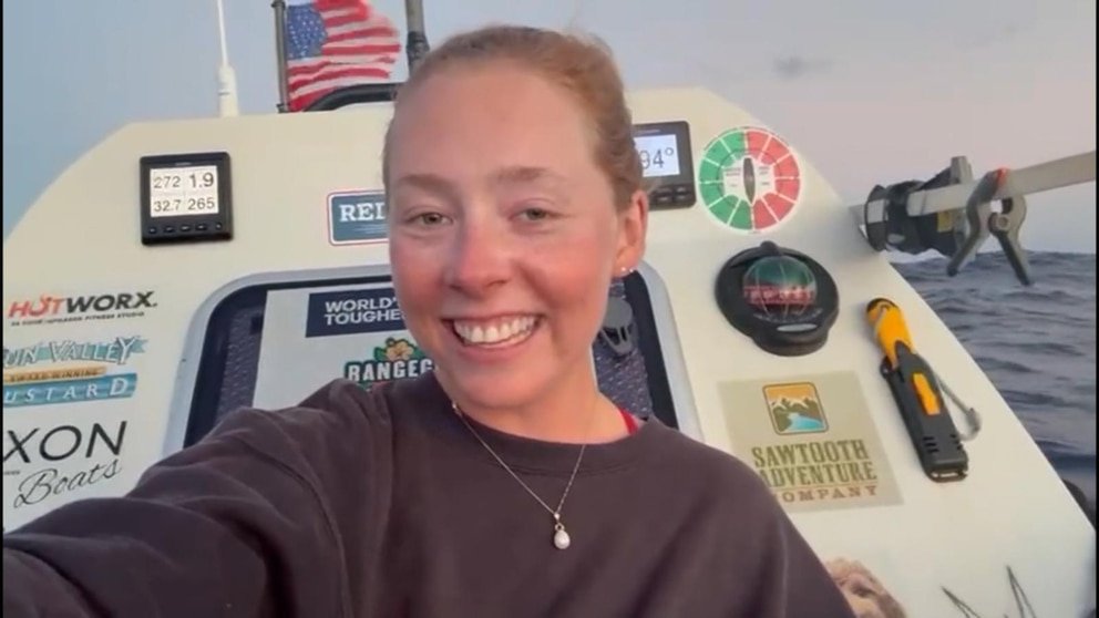 Watch: 25-Year-Old American Woman Completes Solo Row Across the Atlantic