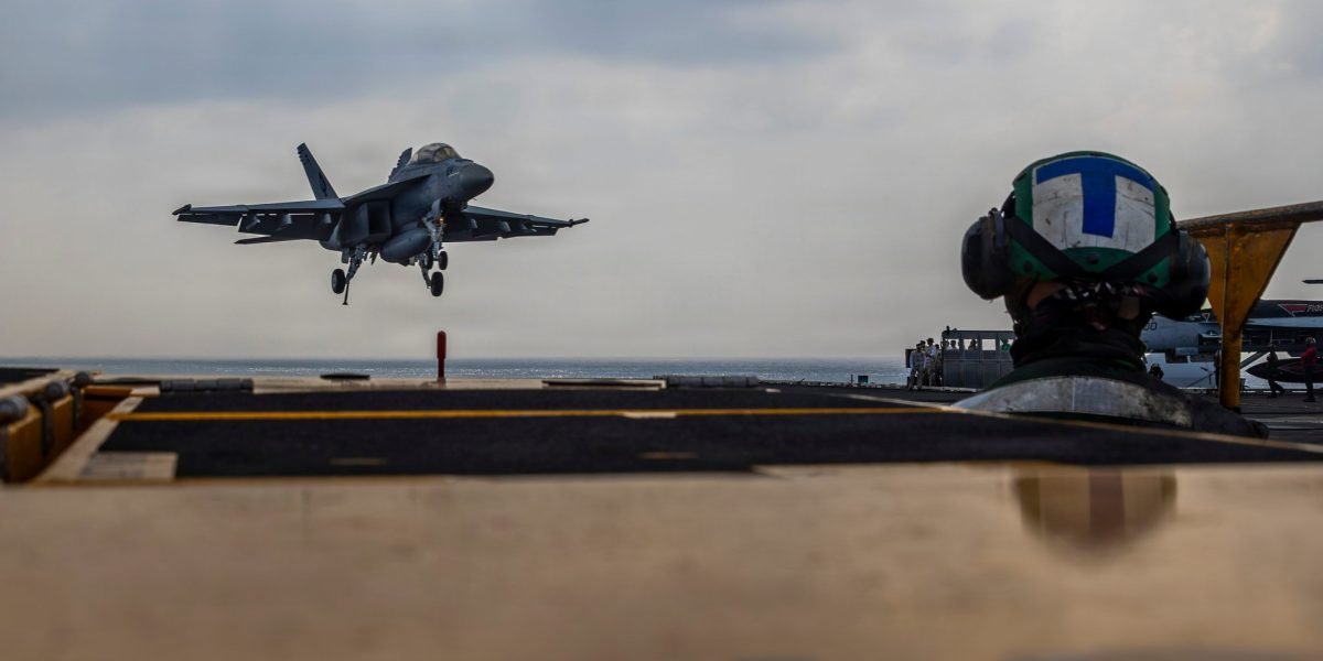 Stealth Fighters Join Carrier Strike Group in the Middle East Amid Trump's Considerations on Iran Action