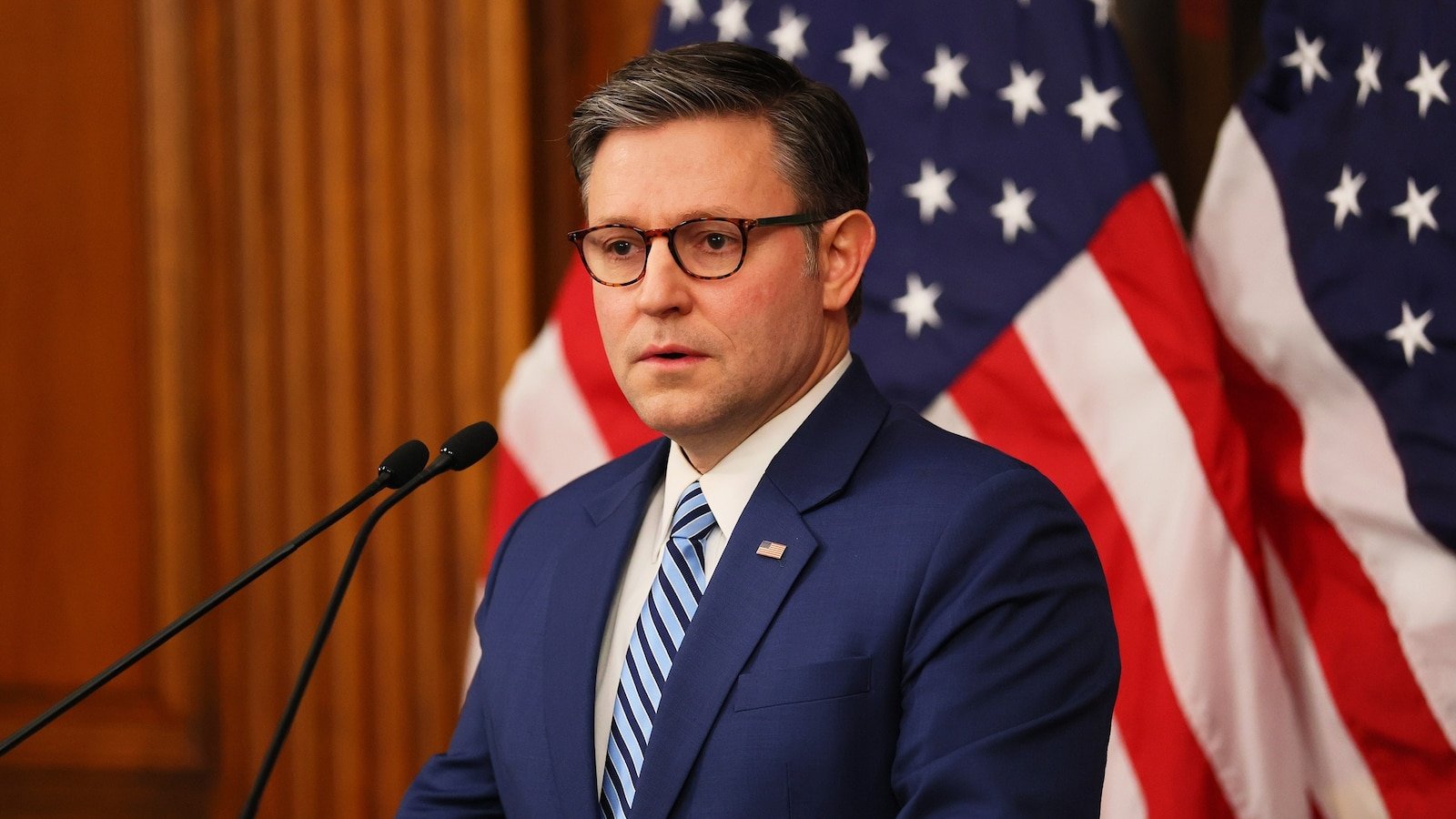 Speaker Johnson Critiques DOJ Surveillance of Members Examining Unredacted Epstein Files as 'Inappropriate'