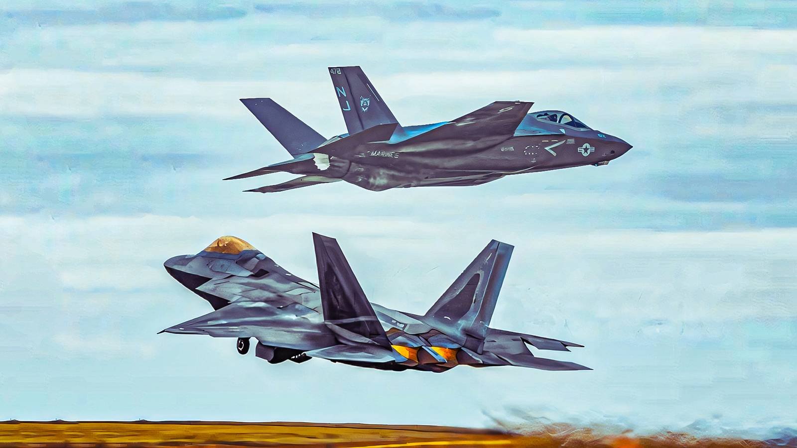 Key Differences Noted by Pilots: F-35 Lightning II vs. F-22 Raptor