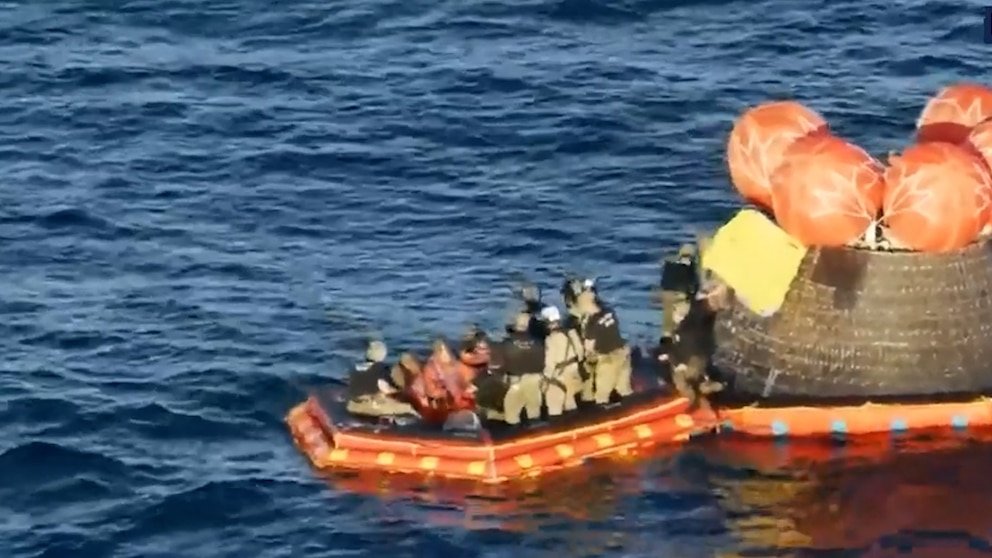 Video: Astronauts Disembark Spacecraft Following Successful Splashdown