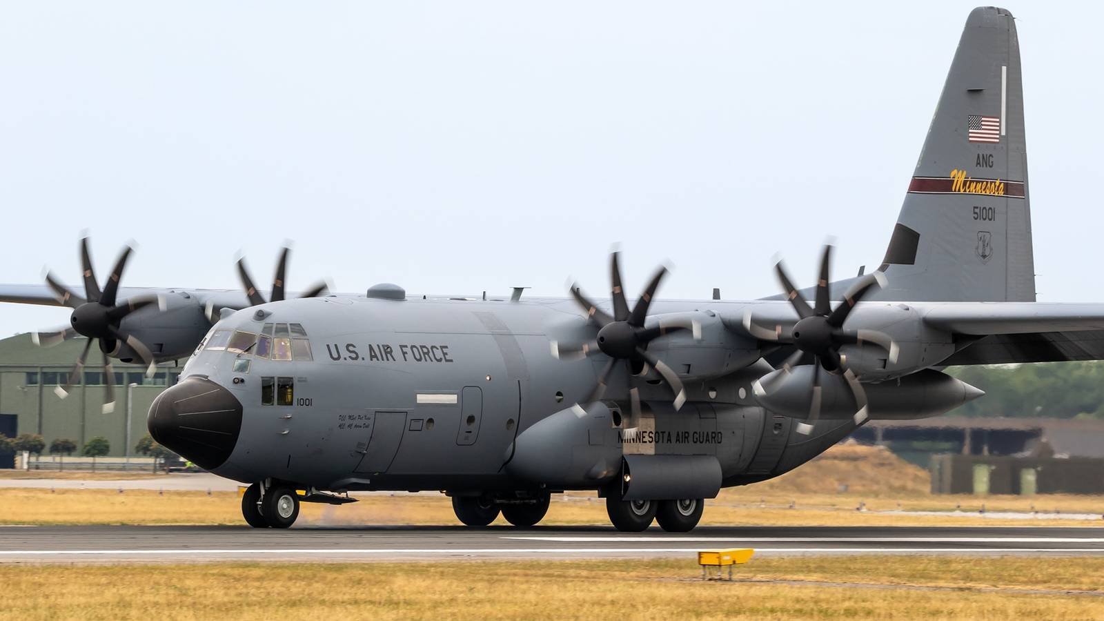 USAF C-130 Hercules Suffers Significant Damage in Hatchet Assault at Shannon Airport