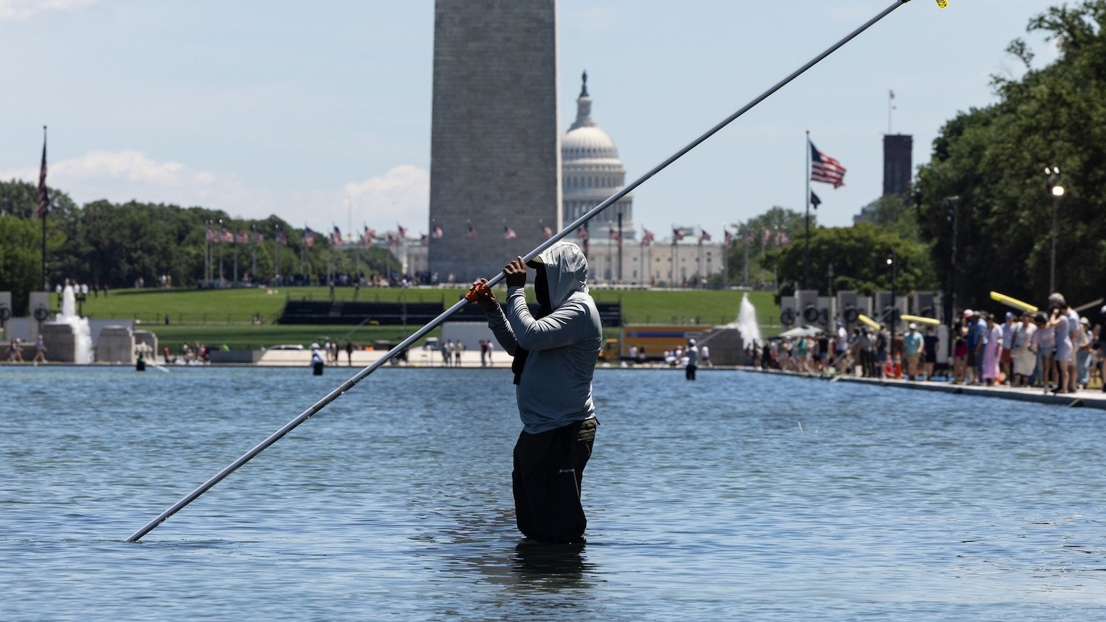 Trump Reports Multiple Arrests in Lincoln Memorial Reflecting Pool Vandalism Case