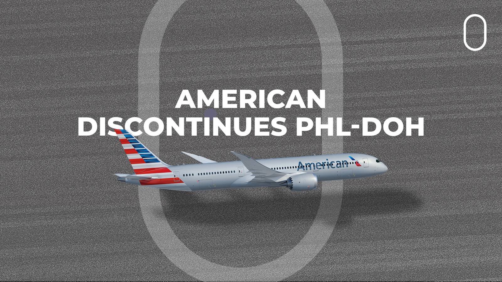 American Airlines Cancels Its Longest Route from Philadelphia